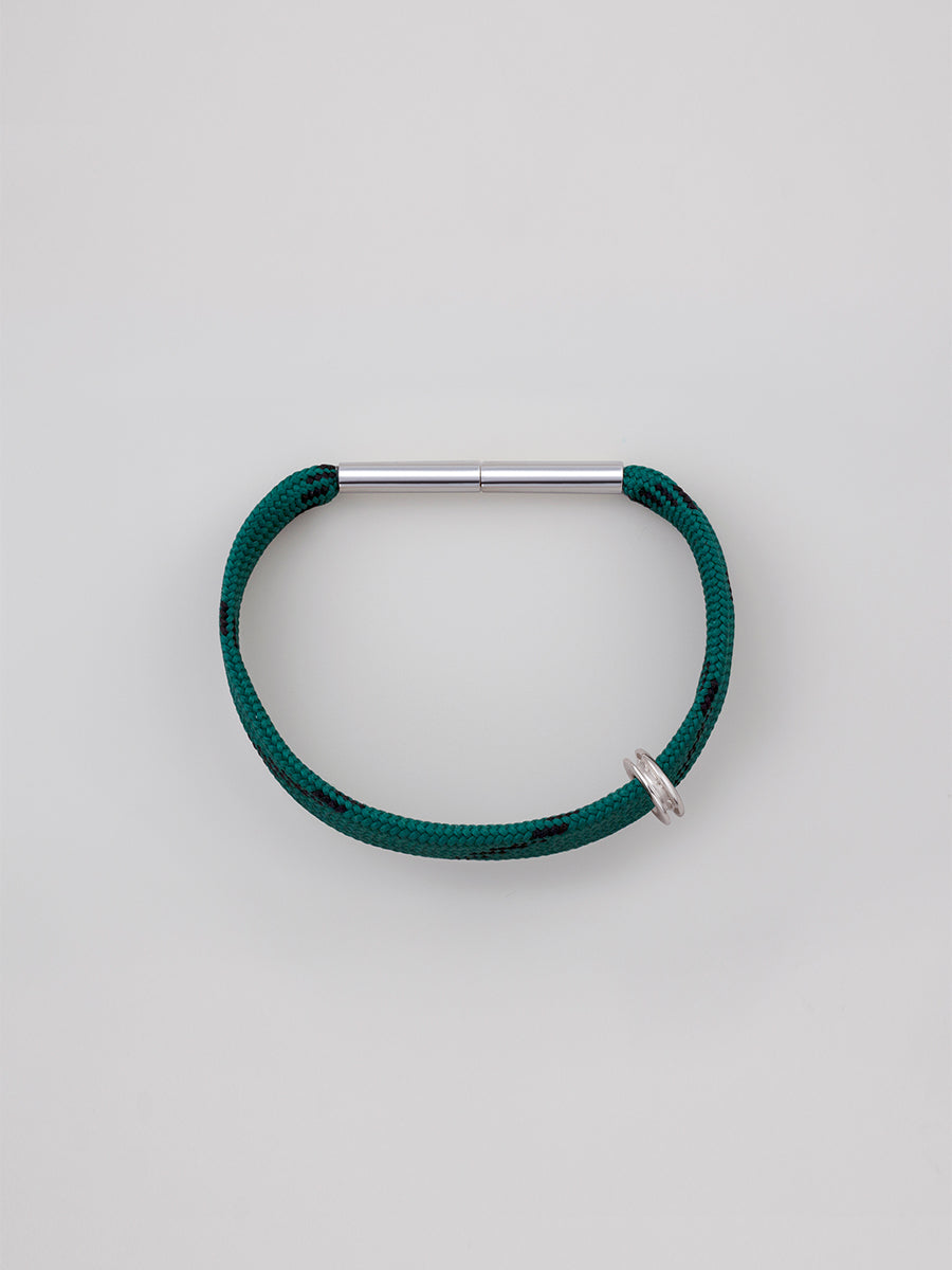 Shoelace Bracelet - Forest Green