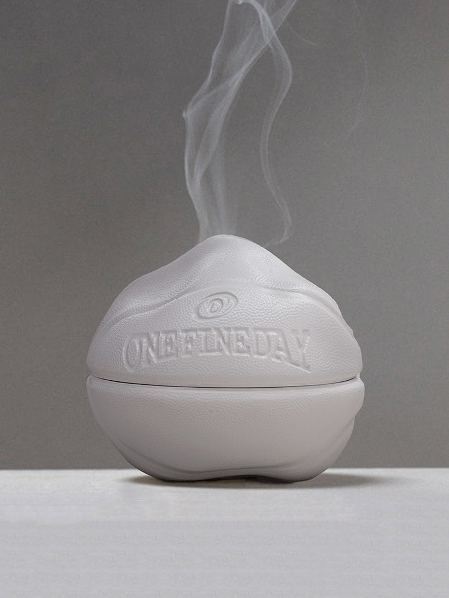 Porcelain Basketball Incense Burner