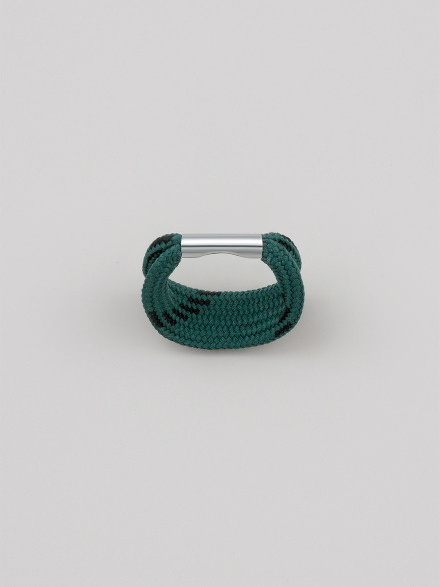 Shoelace Ring - Forest Green