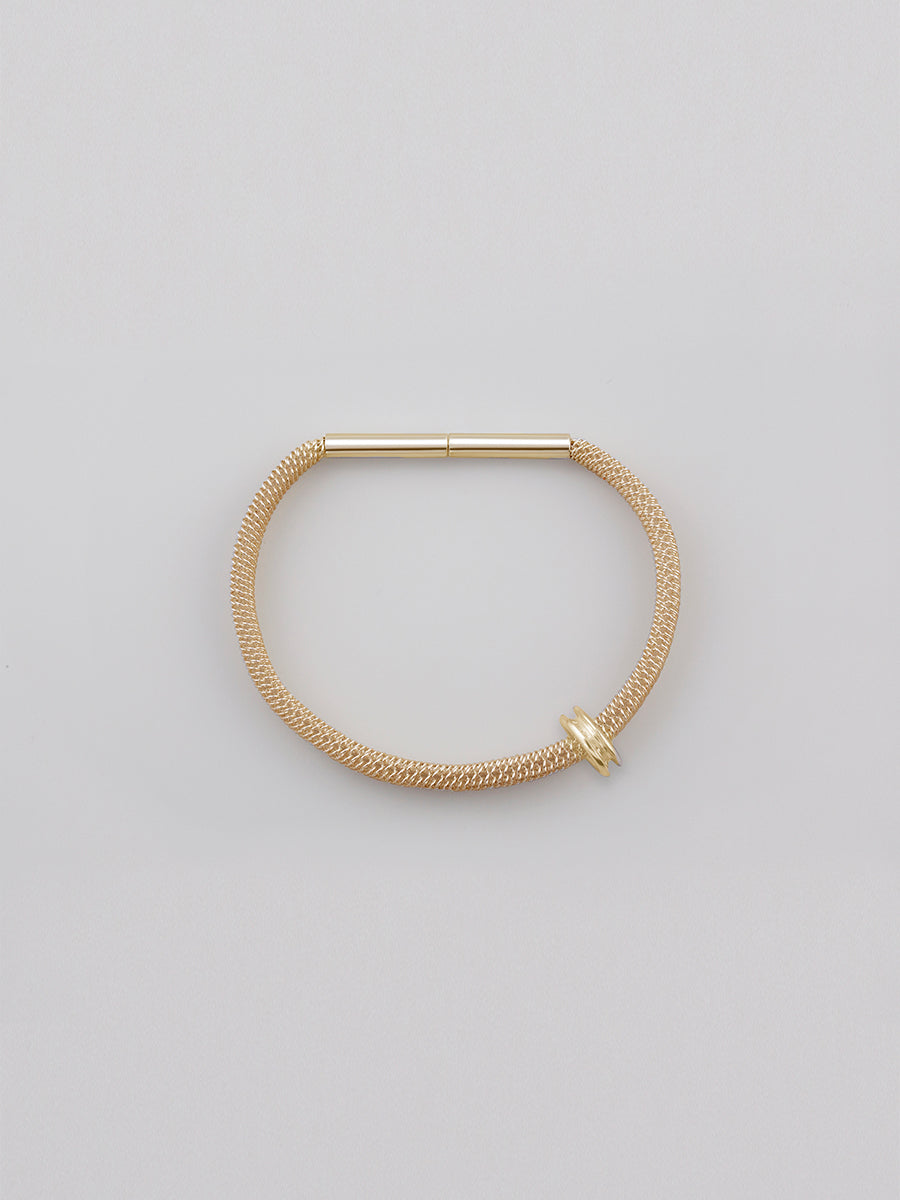 8mm Filigree Shoelace Bracelet - GOLD