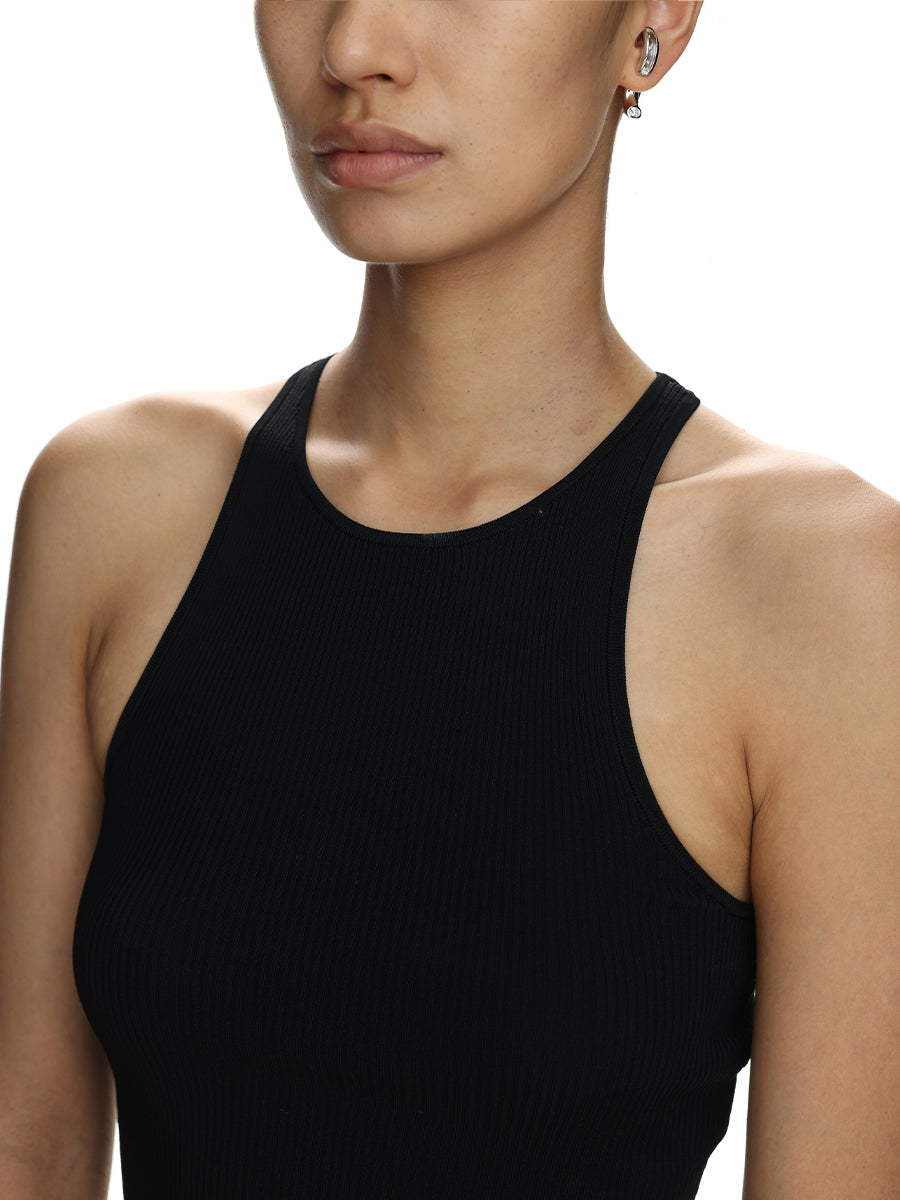 Eyelet Gemstone Sterling SIlver Earring