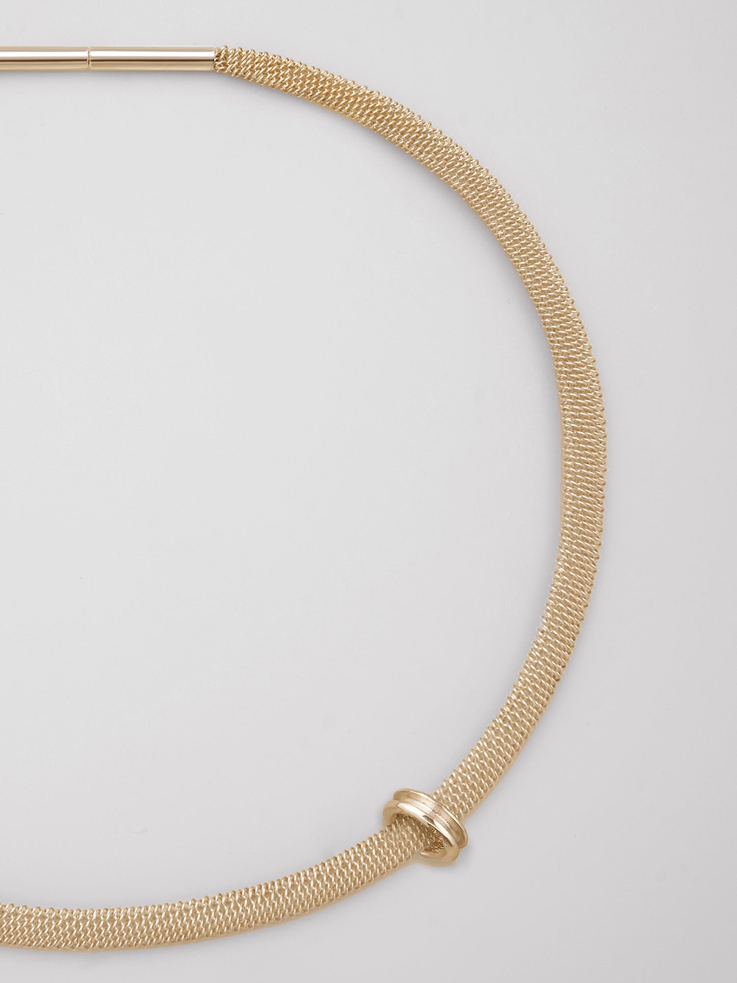 8mm Filigree Shoelace Choker - GOLD