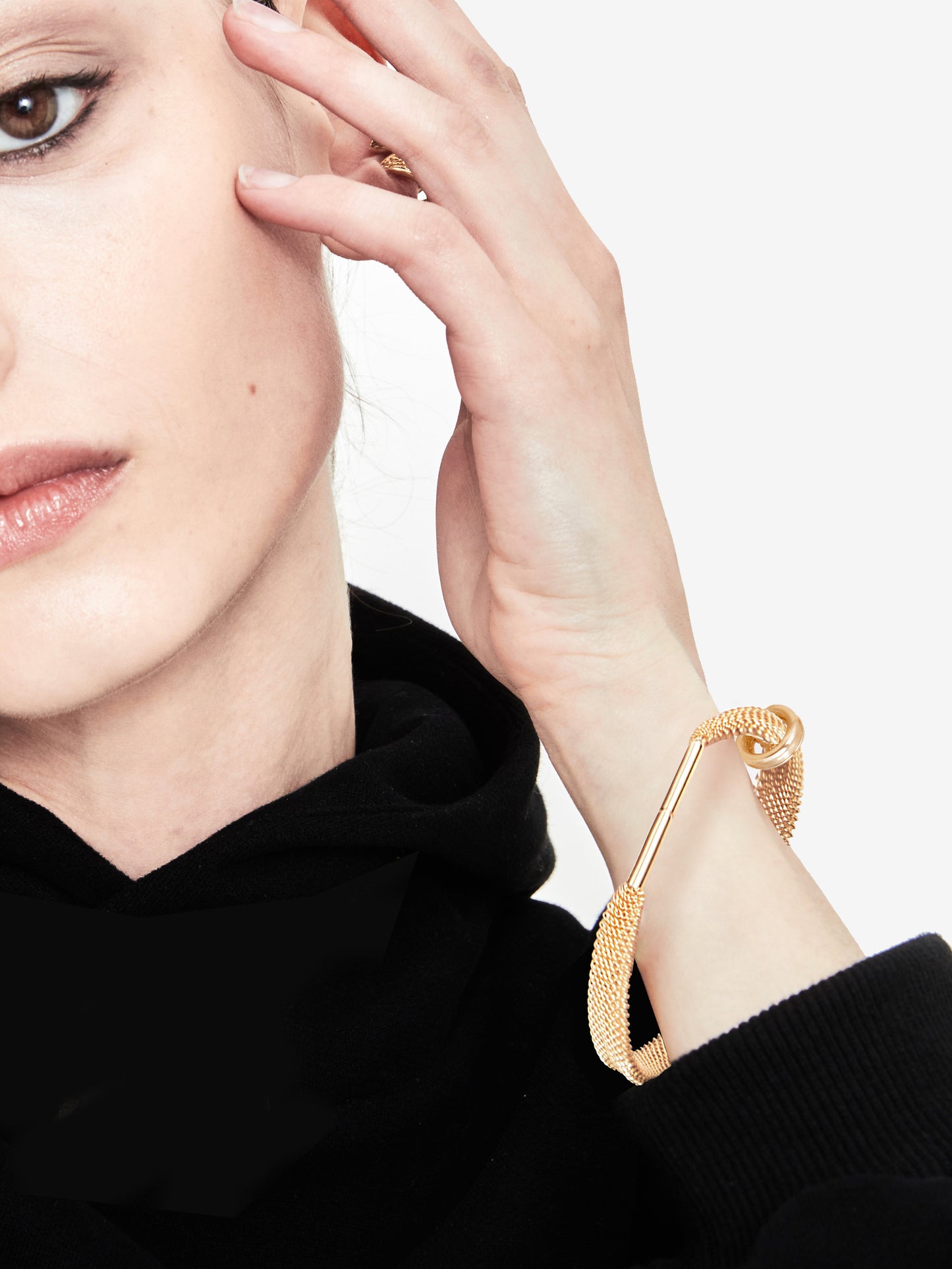 8mm Filigree Shoelace Bracelet - GOLD