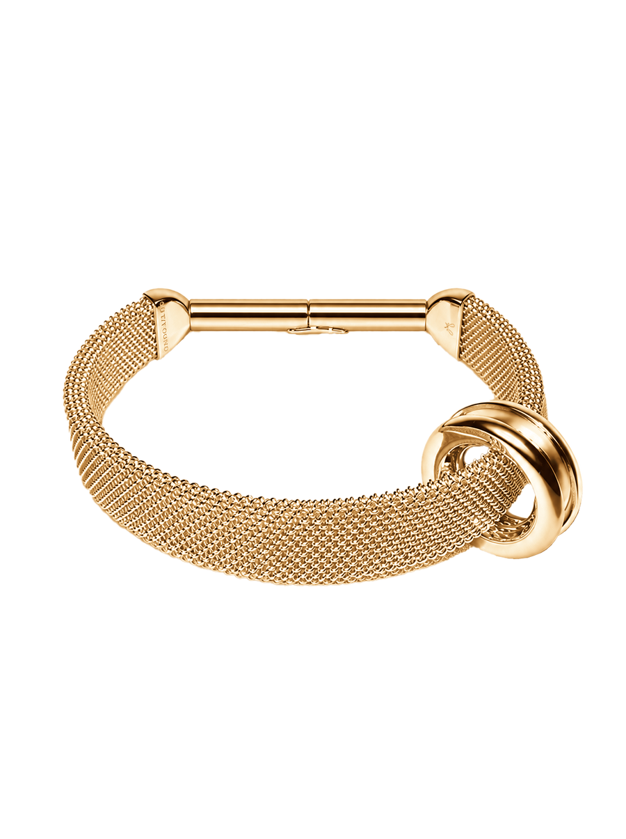 12mm Filigree Shoelace Bracelet - GOLD