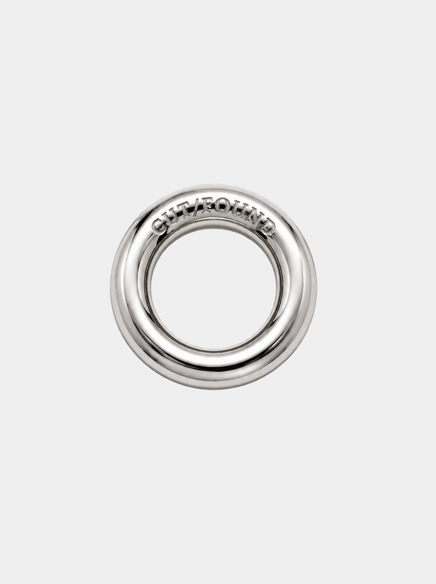 12mm Logo Engraved Silver Grommet