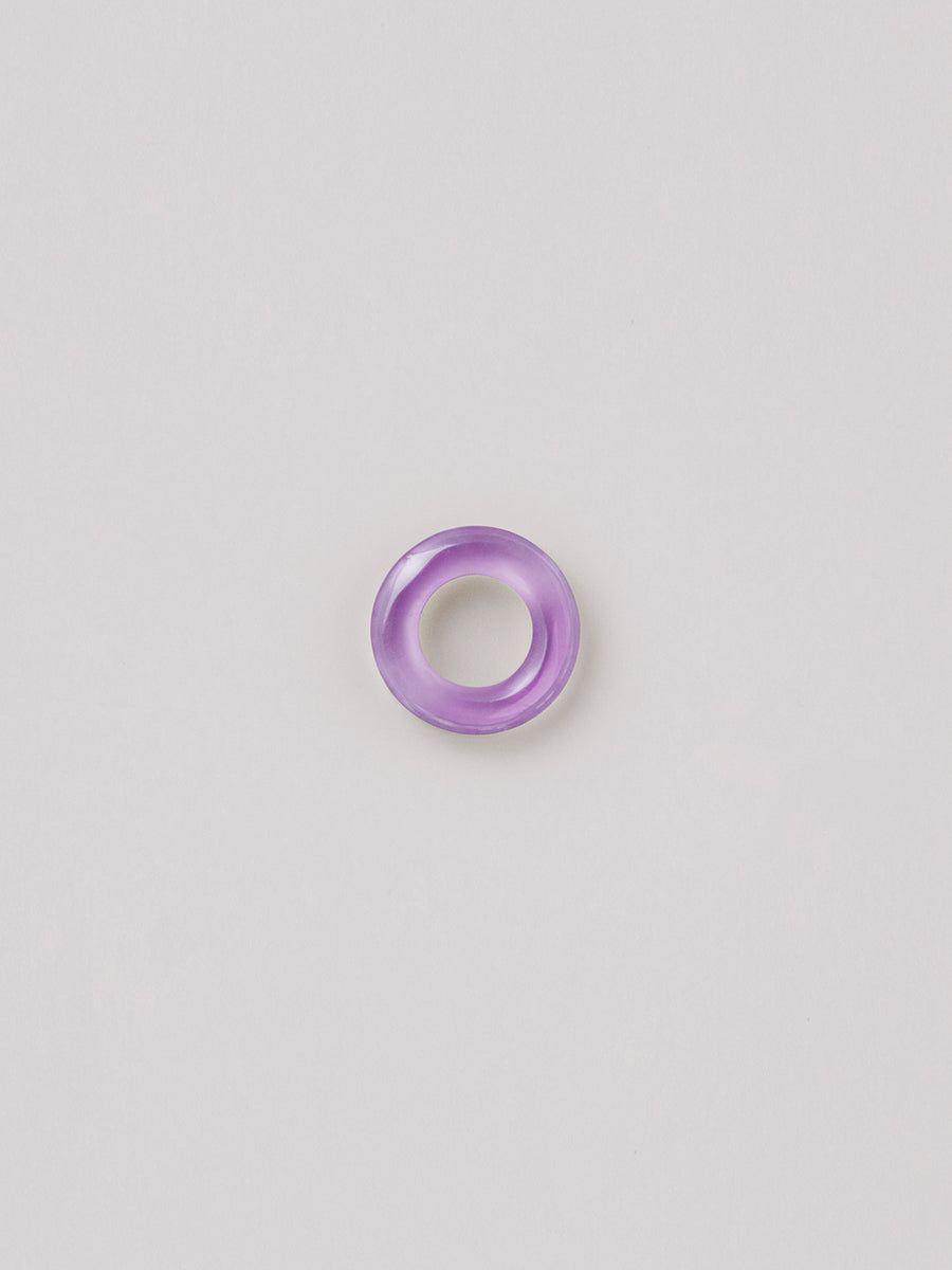 Hand-carved Crystal Grommet - Amethyst