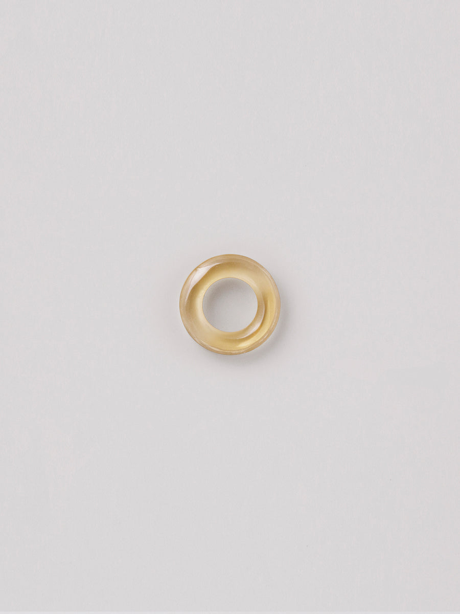 Hand-carved Crystal Grommet - Citrine