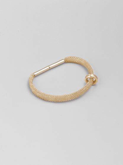 8mm Filigree Shoelace Bracelet - GOLD