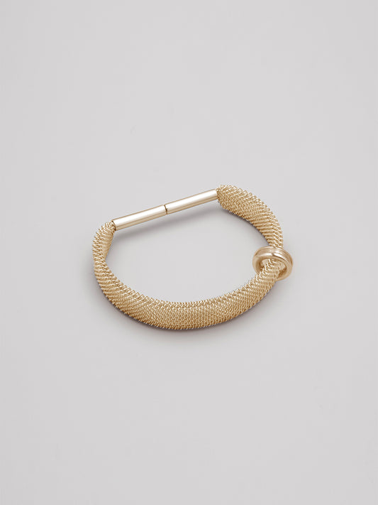 12mm Filigree Shoelace Bracelet - GOLD