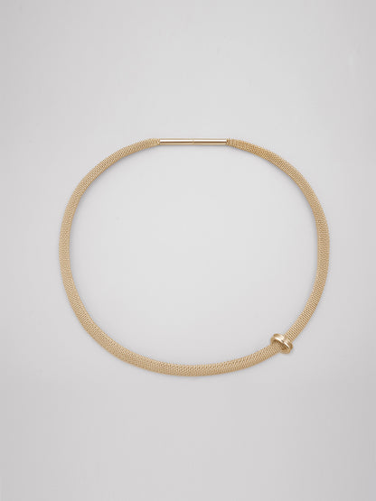 8mm Filigree Shoelace Choker - GOLD