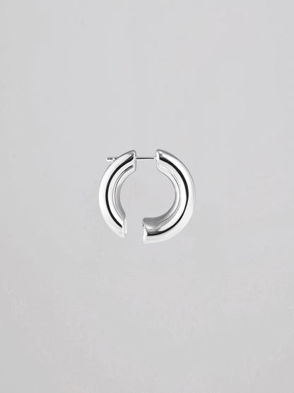 Eyelet Gemstone Sterling SIlver Earring