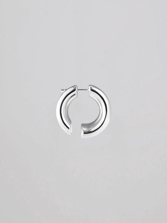 Eyelet Gemstone Sterling SIlver Earring