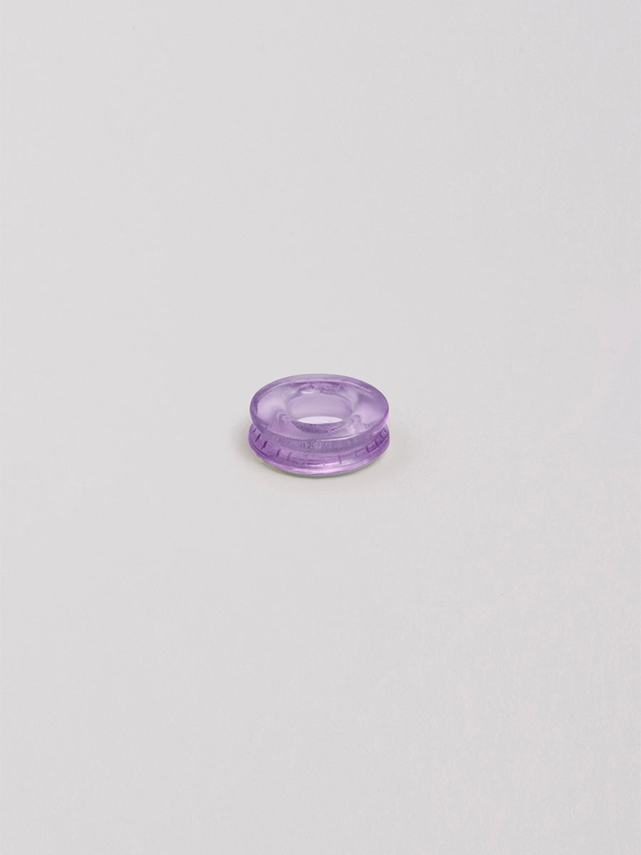 Hand-carved Crystal Eyelet - Amethyst