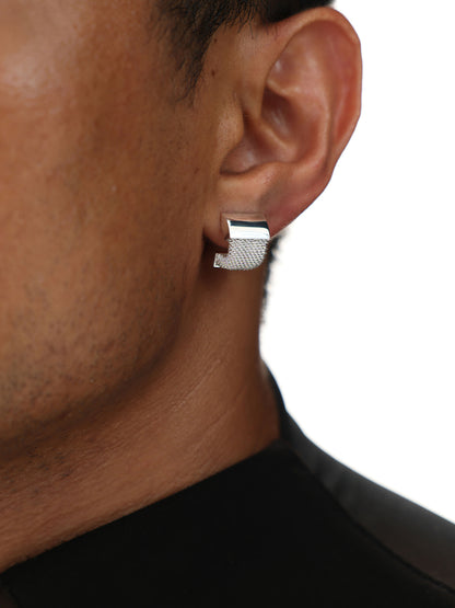 Arc Silver Filigree Earring