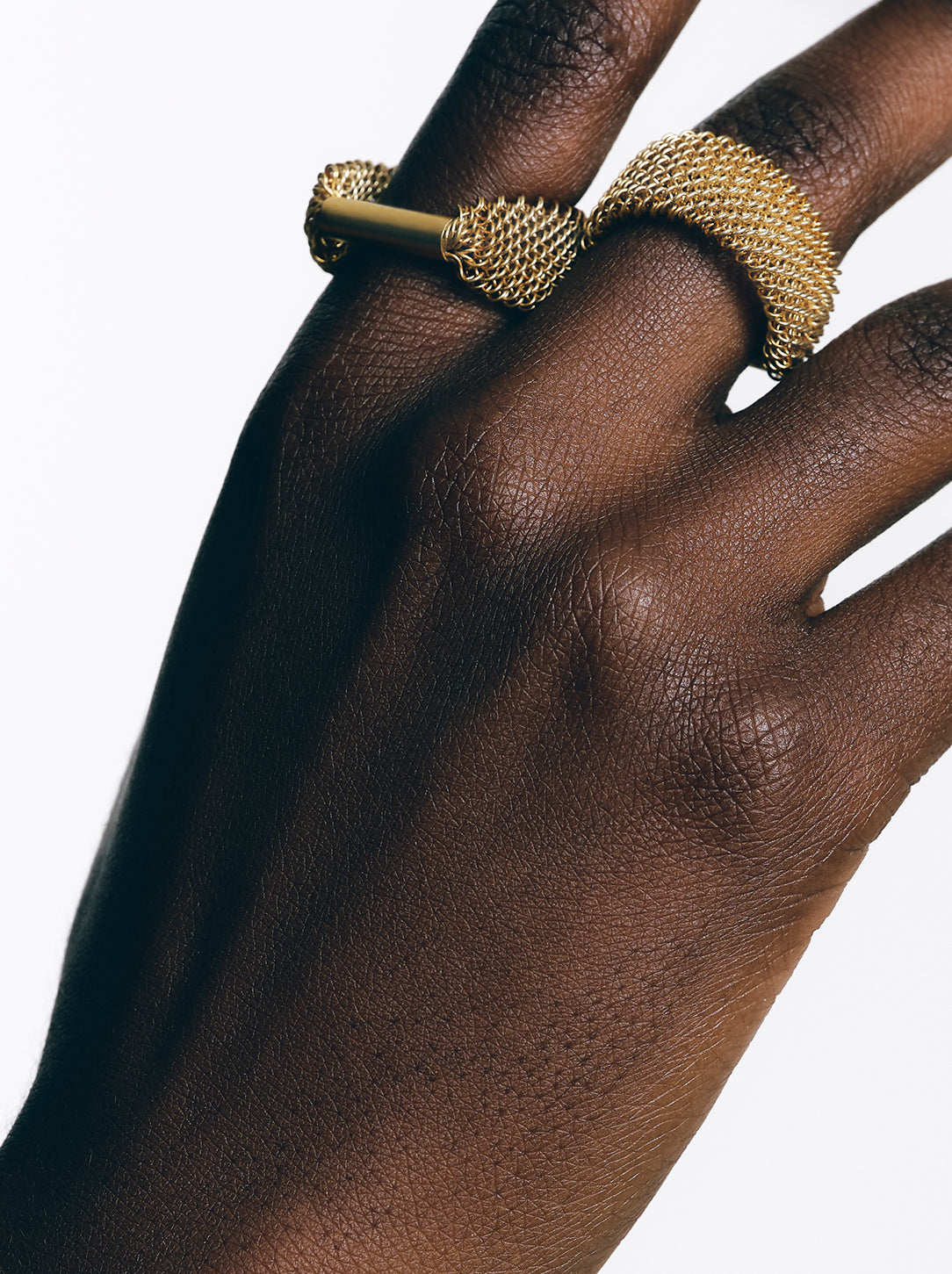 12mm Filigree Shoelace Ring - GOLD