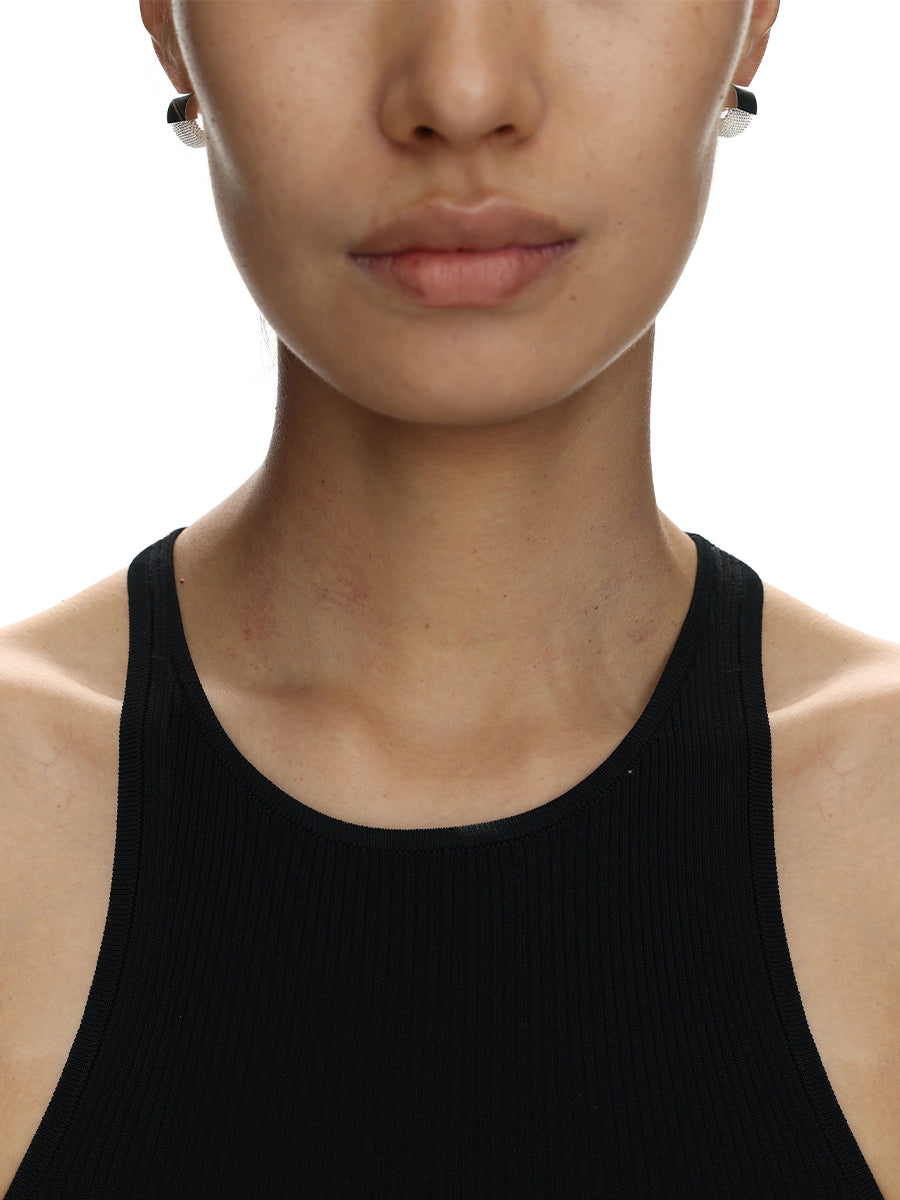 Arc Silver Filigree Earring