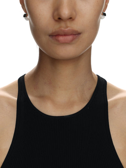 Arc Silver Filigree Earring