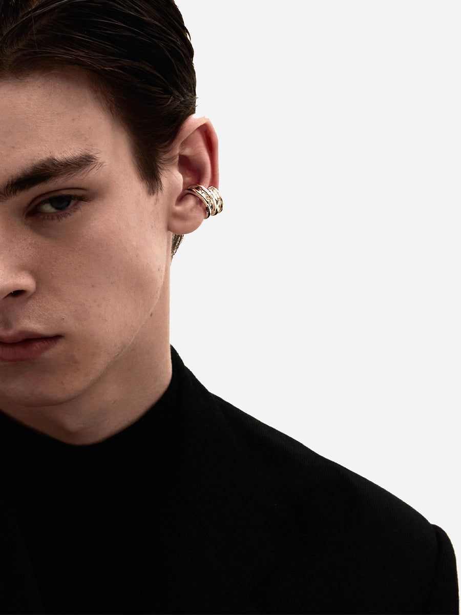 Hallmark Engraved Eyelet Ear Cuff - M