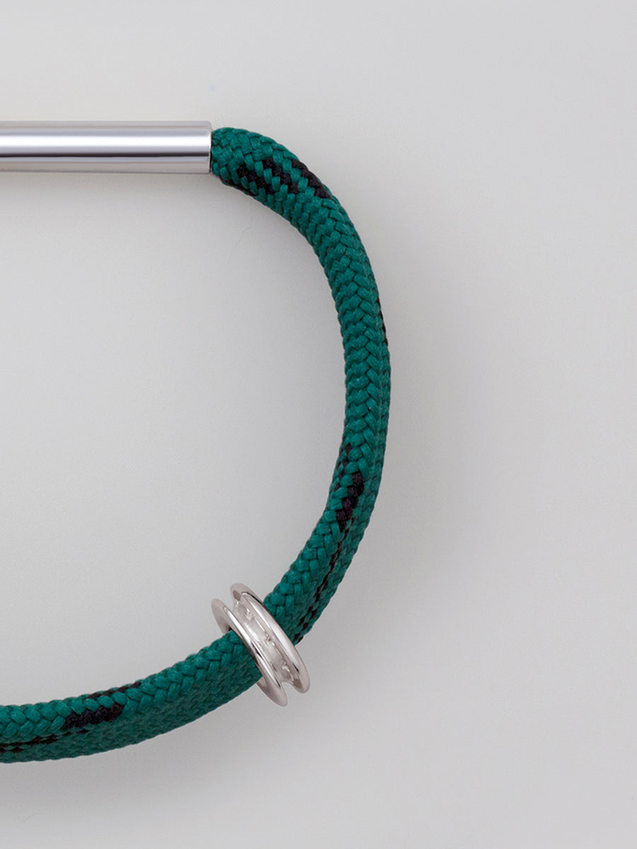 Shoelace Bracelet - Forest Green
