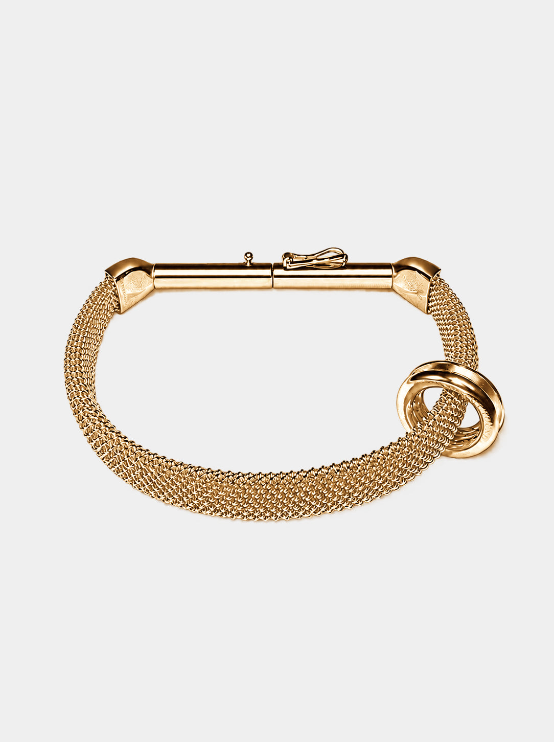8mm Filigree Shoelace Bracelet - GOLD