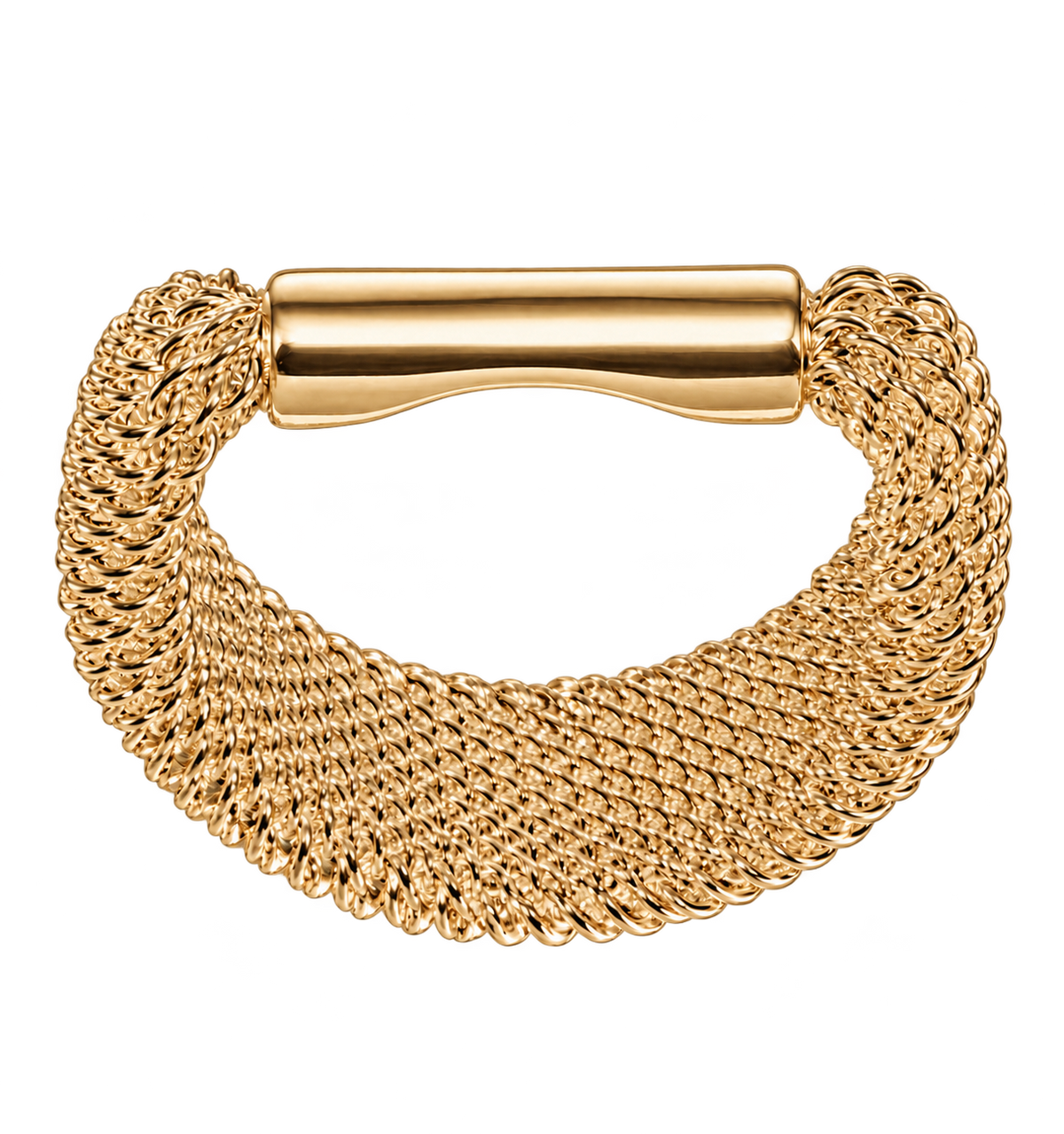 8mm Filigree Shoelace Ring - GOLD