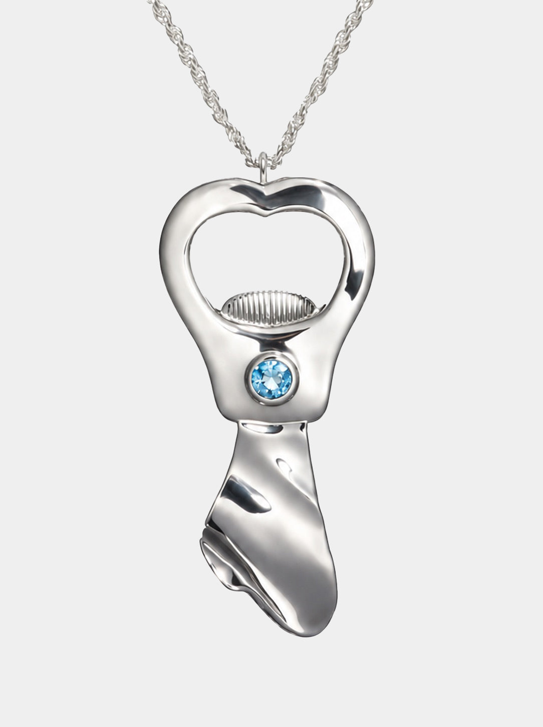Beer Tab Bottle Opener Pendant Necklace