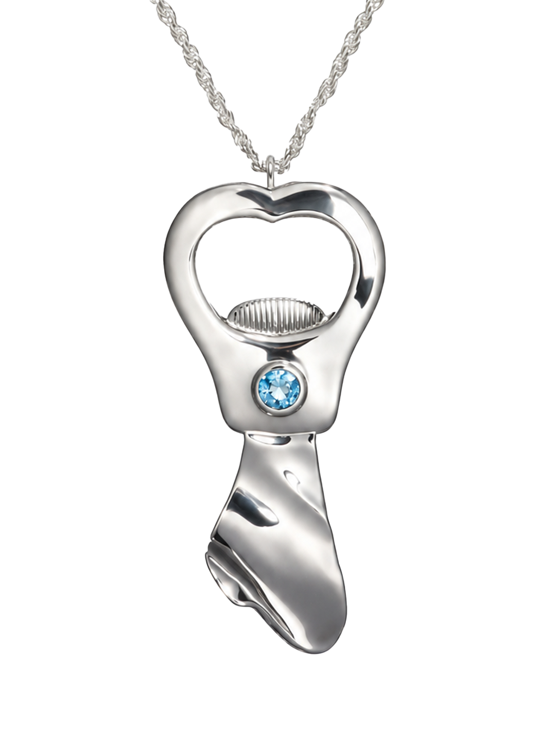 Beer Tab Bottle Opener Pendant Necklace